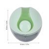 Hand Pull String Garlic Mincer, Multifunctional Manual Food Processor for Home (Light Green)