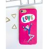 VAMVAM Intense Pink iPhone 7, iPhone 8 and iPhone SE case by Soledad Bravi