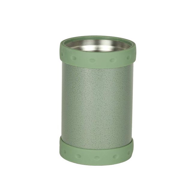 Pearl Metal D-5719 Vacuum Insulated Can Holder, Can Cooler, Can Cooler, Can Cooler, 2-Way Type, For 11.8 fl oz (350 ml) Cans, Outdoors, Olive