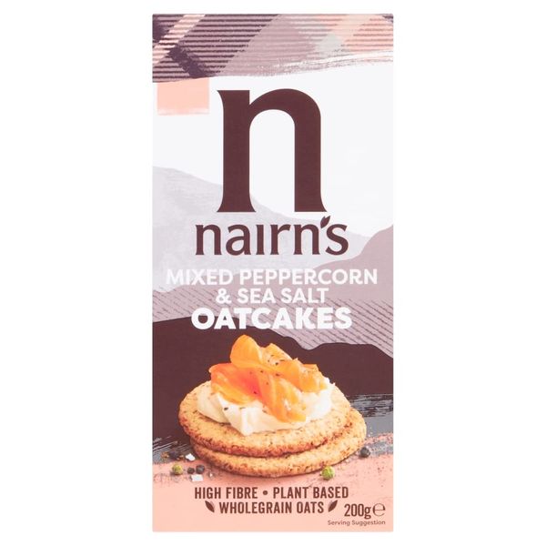 Nairn's Mixed Peppercorn & Sea Salt Oatcakes 200g