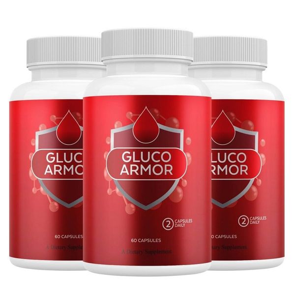 Gluco Armor Advanced Blood Support Natural Glyco Formula Supplement ( 3 Pack )