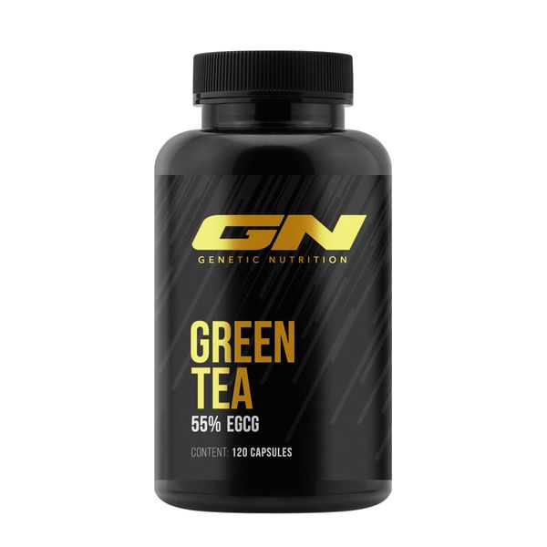 Green Tea – Hochdosierter Grüntee-Extrakt mit 1000 mg & 550 mg EGCG pro Kapsel – Reich an Polyphenolen, Vegan & Rein – 60 Kapseln, Made in Germany – GN Laboratories
