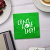 Shopagift Crazy Golf Lady 2 Pack Coasters - 9cm x 9cm