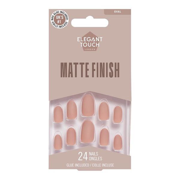 Elegant Touch - Nude Nails - Mink - Oval Shape