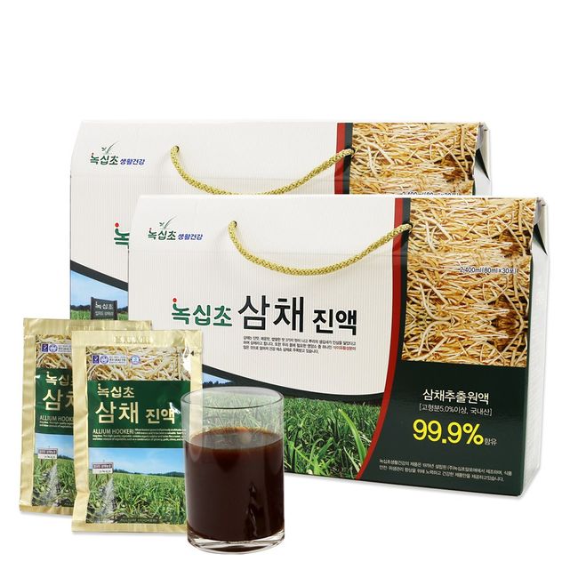 [Noksipcho] Domestic Samchae Extract 30 Packets 99.9% of Dietary Sulfur-Contained Samchae, 60 Packets, 80ml