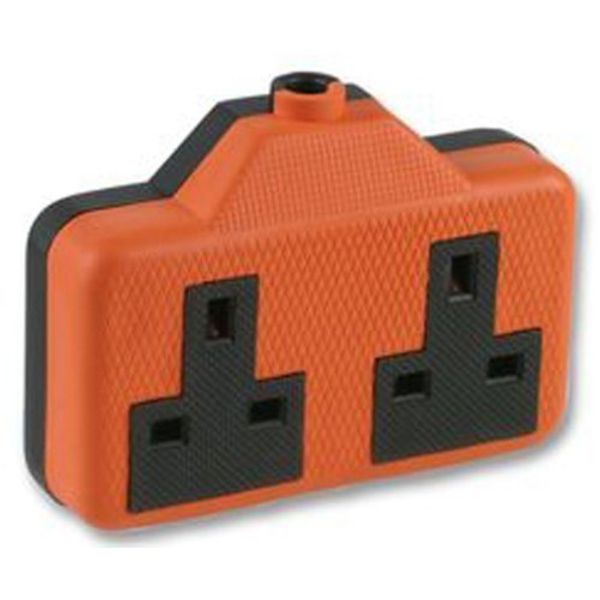 CPC 2 Socket Extension, Orange, Rubber