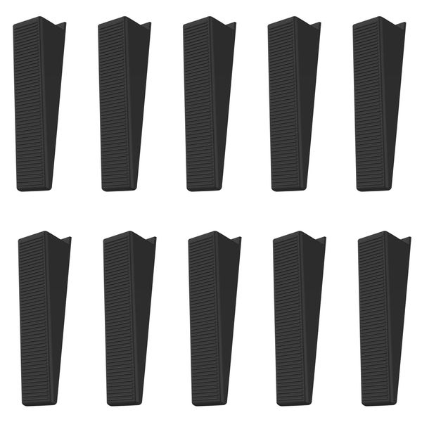 10 Pcs Fence Panel Wedges to Stop Rattling Fence Wedges Plastic Wedges Levelling Fence Panel Noise Stoppers Tile Leveling Wedges for Rattling Fences