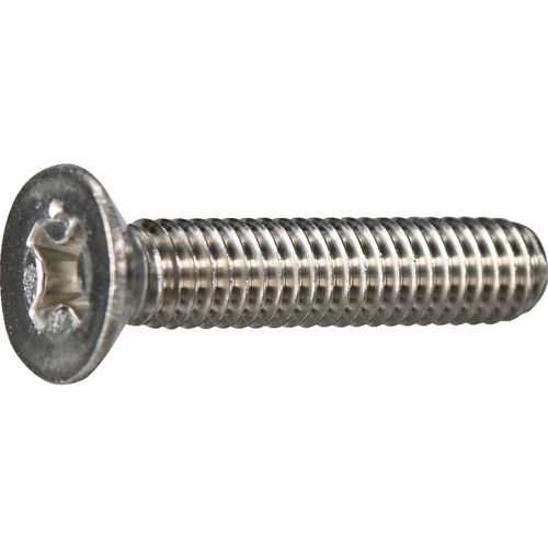 Trusco Nakayama Y826-0308 Countersunk Head Machine Screws, Stainless Steel, Full Screws, M3 x 8, Pack of 20, Small Pack