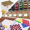 ChromaLabel 0.75 Inch Round Label Permanent Color Code Dot Stickers, 1000 Labels per Roll, Green