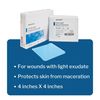 McKesson Hydrogel Sheet Dressing, Sterile, 4 in x 4 in, 10 count