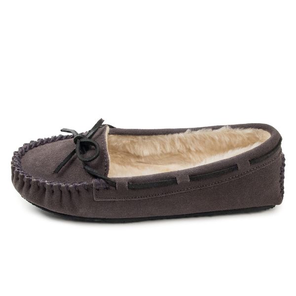 Minnetonka CALLY Women's Moccasin, gray