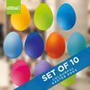 Easter Decorations - Easter Window Stickers - 10 x Colourful Easter Egg Window Clings for Easter Window Display