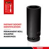 Teng Tools Deep Impact Socket Hexagon 6 Point 1/2in Drive 17mm