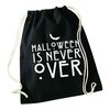 Flox Creative Black Drawstring Bag Halloween Never Over