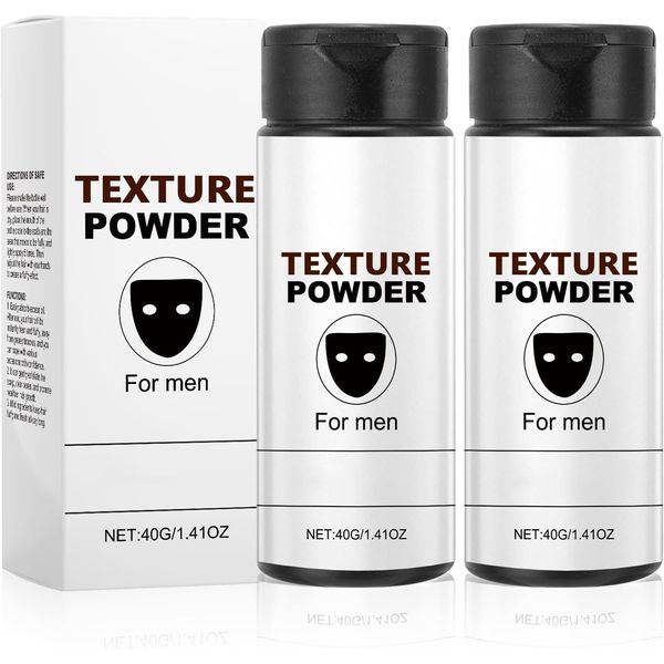 Texturpuder für Männer, Haarpuder Männer, Leicht Aufzutragen, Verleiht Sofort Textur und Volumen, Rein Natürliche Inhaltsstoffe, Starker Halt, Haarpuder für Männer