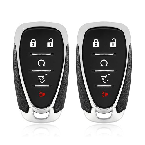 2 Keylessbest Replacement for 2021 2022 2023 2024 Chevrolet Blazer Trailblazer Key Fob Remote Control HYQ4ES 5 Buttons 433MHz