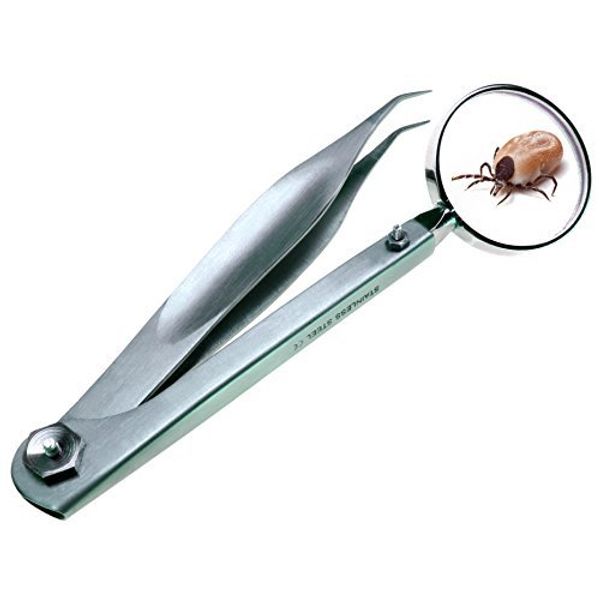 Wittex Tick tweezers with magnifying glass innovation!