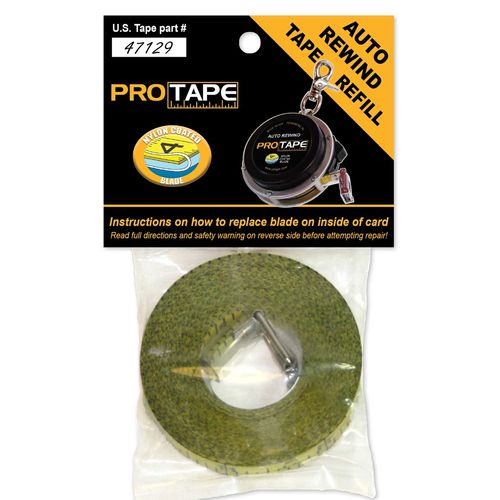 ProTape 3/8" x 100' Replacement Tape for ProTape 900DCB - 10ths & Diameter 47129 by US Tape