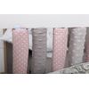 BABYMAM Double-sided Cot Rail Rung Wrap Protector 1Pc Pink