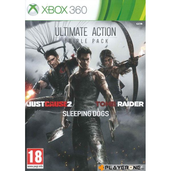 Square Enix ULTIMATE ACTION Triple Pack (JC2 + Tomb Raider + Sleeping Dogs)