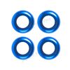 For W205 2015-21 X205 2016-22 Blue Front Seat Headrest Button Ring Covers 1.57"