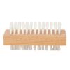 Cuticle brush, double-sided nail cleaning brush for mechanical manicure