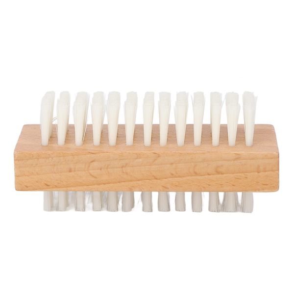 Cuticle brush, double-sided nail cleaning brush for mechanical manicure