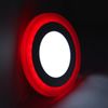 Round Dual Colour LED 6w Ceiling Recessed Panel Spot Light Red and White
