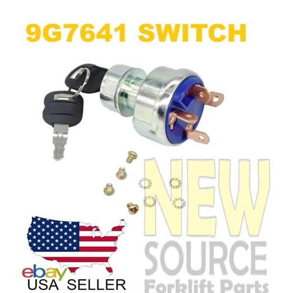 9G7641 IGNITION SWITCH 4 WIRES +  2KEYS