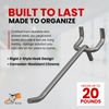 50 Pack PEG Board Pegboard Shelving Hooks 4" Length Wholesale Lot