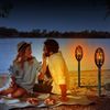 2 Pack Outdoor Speakers,IPX5 Waterproof Flame Torch Atmosphere Speaker