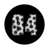 Soccer Player Number 84 Eighty-four Soccer Birthday PopSockets Standard PopGrip