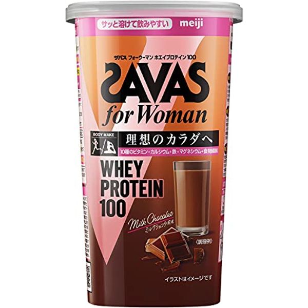 Meiji SAVAS for Woman Whey Protein 100 Milk Chocolate Flavor 280g