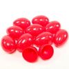 100 EMPTY RED PLASTIC EASTER VENDING EGGS 2.25 INCH, BEST PRICE, FASTEST SHIP!!