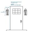 Progress Lighting Cornice Collection One-Light LED Wall Sconce, Black, 4.75x5.25x5.25