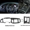 Carbon Dashboard Panel Gear Shift Box Cover Frame Trim Kit For Dodge Charger 15+