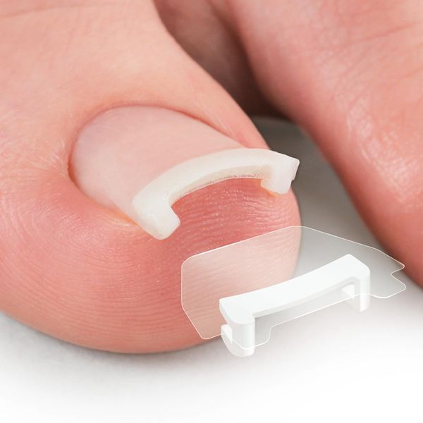 Plus Walk Wrap Claw Hook Seals, 20 Sheets, Easy to Install, Just Hook it to Your Nail, Pull Up Effect, Wrap Nail Tape, Transparent Tape