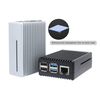 Geekworm Raspberry Pi 4 Aluminium Case, Raspberry Pi 4 Model B Heavy Duty Aluminum Passive Cooling Heat Dissaption Metal Case for Raspberry Pi 4B Only
