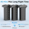 Foldable Drone with Camera 4K Brushless Motor RC Drone for Adults Beginner Gifts