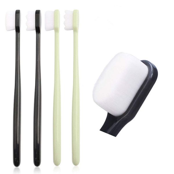 KAHIOE 4PCS/Pack 10000 Hairs Toothbrush Dental Oral Care Teeth Brush for Tooth Sensitivity Children Deciduous Tooth Pregnant Woman Postpartum
