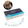 VIVID TELLA Nail Tip False Nail Supplies Long Tip 10 Sizes Short Decoration Solid Color Fingernails 500 Pieces For Practice Use