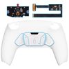 NOT A CONTROLLER - RISE4 Solid Color Plastic Remap Kit for eXtremeRate PS5 Controller BDM-010 & BDM-020 Only Compatible with PS5 Controller Upgrade Board and Redesigned Back Case & 4 Back Buttons