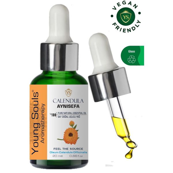 Aromatherapy Calendula Essential Oil Aynısefa Uçucu Yağ 20 Ml