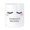 Custom Personalised Make up Eyelash Pot