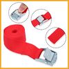 Partuto 6pcs 3.3ft Cargo Tie Down Straps with Cam Lock Buckle for Car Red Replacement