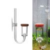 zalati CO2 Diffuser Acrylic Transparent CO2 Atomizer wich Sucker for Fish Tank Aquarium