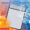 2000℉ Fireproof Document Bag Waterproof Money Cash Storage Pouch with Zipper