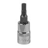 Sealey 4mm 1/4"Sq Drive Hex Socket Bit - SBH002
