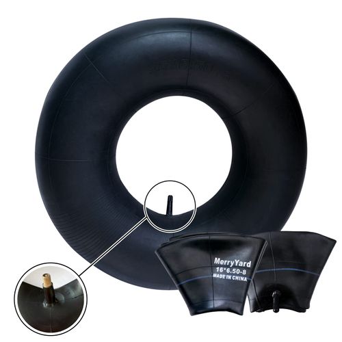 2-Pack of 16x6.50-8 16x650-8 16x7.50-8 16x750-8 BUTYL Rubber Inner Tubes,TR13 Straight Valve Stem,High Air Tightness，for Lawn Mower, Golf Cart,Tractor,Farm Tractor,Wheelbarrow,ATV and More