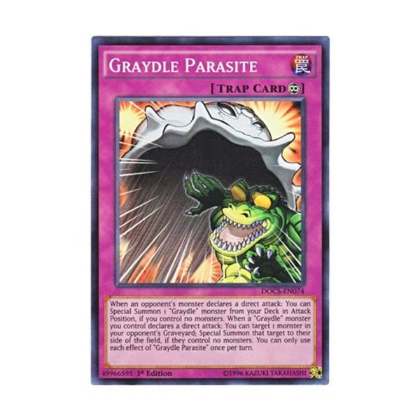 Yu-Gi-Oh! DOCS-EN074 Graydle Parasite Graidle Parasite (Super Rare) 1st Edition